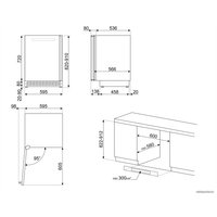 Винный шкаф Smeg CVI638LN3