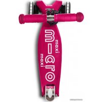 Трехколесный самокат Micro Maxi Deluxe LED (розовый)