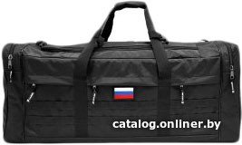 Дорожная сумка Capline 21 (черный, с шевроном)