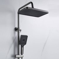 Душевая система  Shevanik S4436T (оружейная сталь)