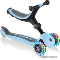 Трехколесный самокат Globber Go Up Foldable Plus Light (пастельно-голубой)