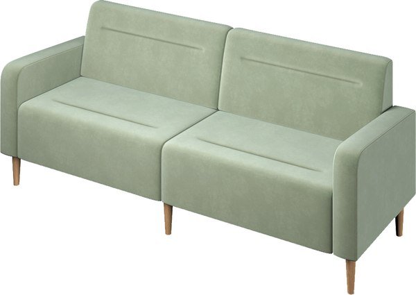 

Диван Mio Tesoro Фоксет 202см (велюр/оливковый №30)