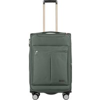 Чемодан-спиннер Monza 8038# (M, зеленый)