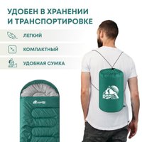 Спальный мешок RSP Outdoors Sleep 250 L (зелёный, молния слева)