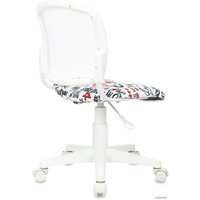 Компьютерное кресло Бюрократ CH-W296NX (белый TW-15/мультиколор красные губы)