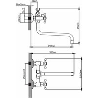 Смеситель Cronwil CB330-25M