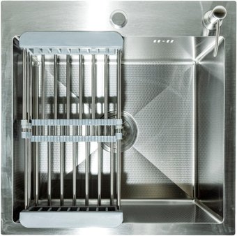 Кухонная мойка Rox LS-50х50SH