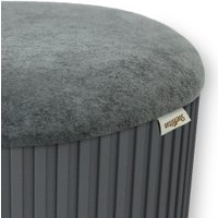 Пуфик Sheffilton SHT-B24 (графит/темно-серый)