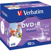 DVD+R диск Verbatim 4.7Gb 16x 43508 (10 шт.)