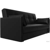 Диван Лига диванов Лига-018 117889 (экокожа черный)