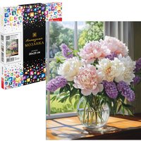 Алмазная мозаика  Феникс+ Сирень и пионы 70837