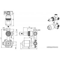Скрытый механизм Bravat D982BW-B-ENG