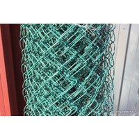 Строительная сетка Сетка-рабица в ПВХ 55х55 2.4мм 1.2x10м (зеленый)