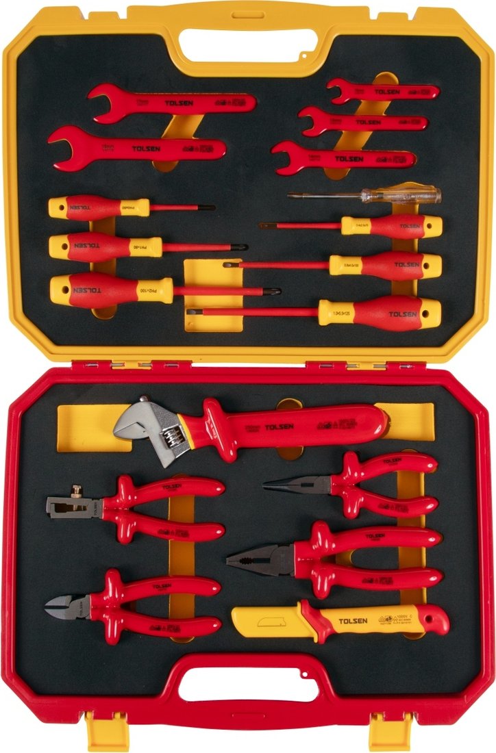

Универсальный набор инструментов Tolsen TTV83718 (18 предметов)