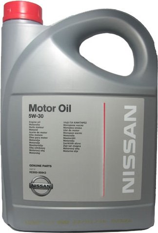 

Моторное масло Nissan Motor Oil 5W-30 5л [KE900-99943]