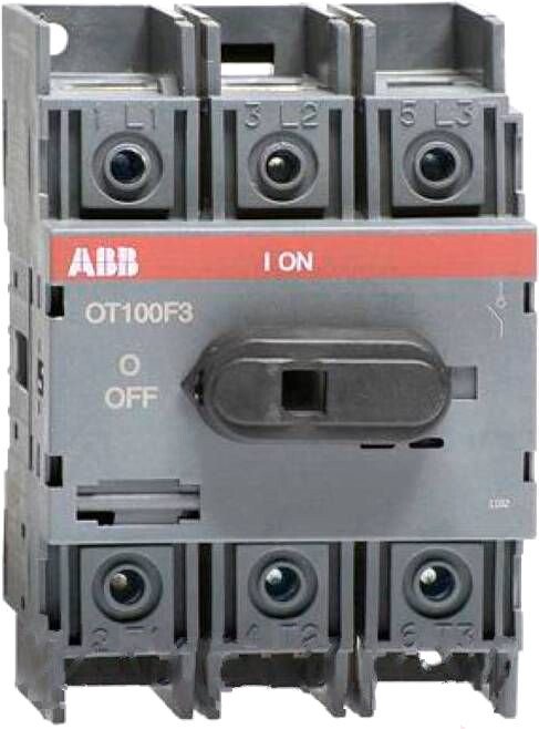 

Выключатель нагрузки ABB OT100F3 100А 3P 4M 1SCA105004R1001