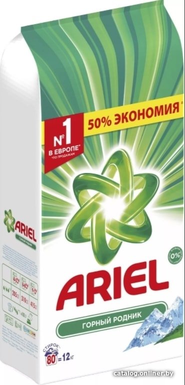 Стиральный порошок Ariel Горный родник 12 кг