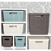 Коробка для хранения Idea Бязь М2326 (французcкий серый)