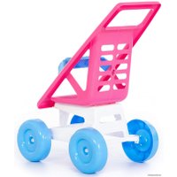 Коляска для кукол Полесье Кэти №1 43559 (голубой/белый/розовый)