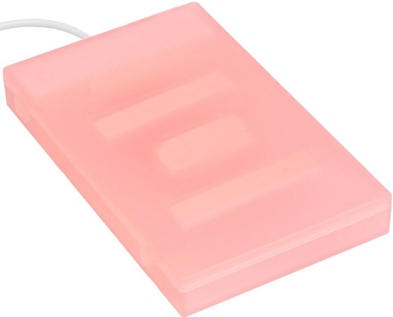 

Бокс для накопителей 2.5" AgeStar SUBCP1 Pink