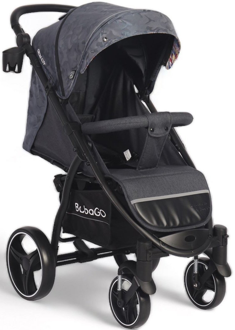 

Коляска прогулочная «книга» Bubago Cross City BG 117-5 (мистический серый)