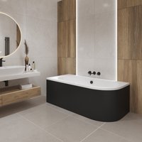 Ванна Lauter Bliss 150 L 21201051L (с черным подголовником)