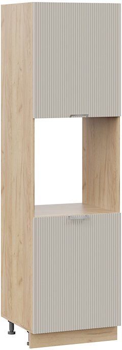 

Шкаф напольный Трия Кимберли 1П6 (дуб крафт золотой/кремовый)