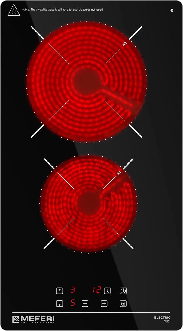 

Варочная панель Meferi MEH302BK Light