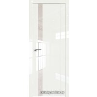 Межкомнатная дверь ProfilDoors 62L L 50x200 (дарквайт люкс, стекло lacobel перламутровый лак)