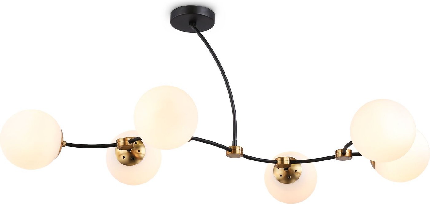 

Люстра средней высоты Ambrella light Traditional TR2555/6 BK/SB