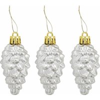 Елочная игрушка Золотая сказка 591719 (55 шт, кремовый серебряный/золотой)