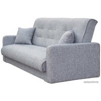 Диван Луховицкая Мебельная Фабрика Лондон 2 (серый с двумя подушками) в Бресте