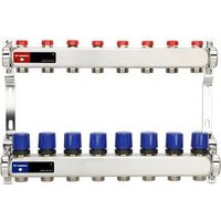 Запорная арматура Varmega Коллекторная группа для отопления ВР 1", на 6 контуров 3/4" EK VM15506