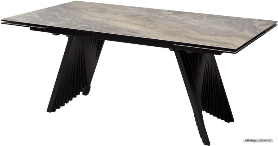 Кухонный стол M-City Ivar 180 Marbles KL-80 626M04533 (серый мрамор/керамика)