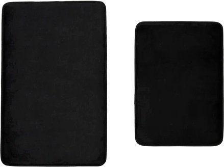 

Набор ковриков Home One 397829 51х81/43х61 (черный)