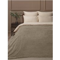 Плед Buenas Noches Длинный ворс Искусственный мех 220x240 94382 (бежевый)