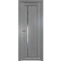 Межкомнатная дверь ProfilDoors 2.70XN L 70x190 (грувд серый, стекло прозрачное)