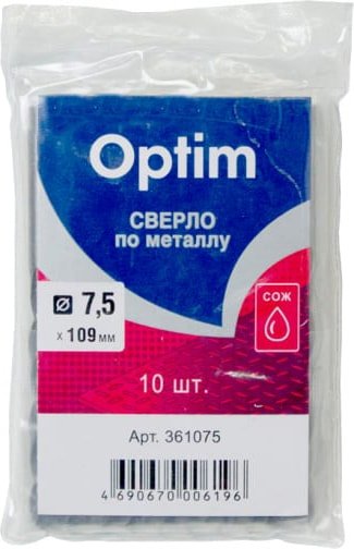 

Набор сверл Optim 361075 (10 шт)