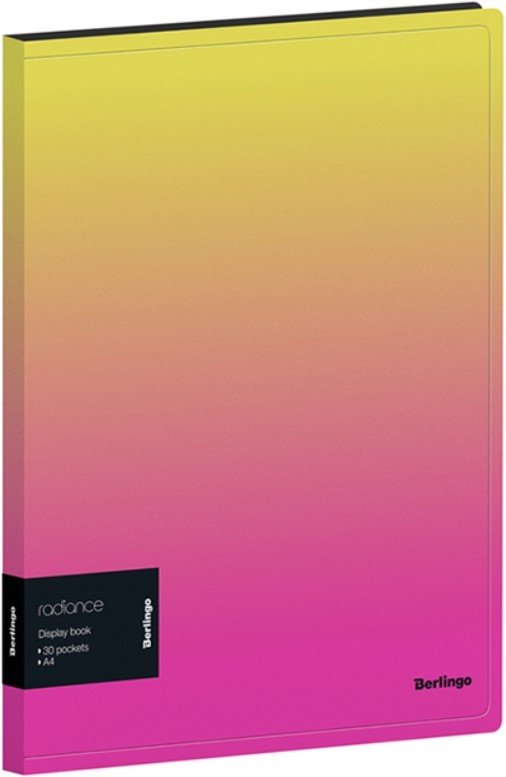 

Папка для бумаг Berlingo Radiance DB4_30001 (желтый/розовый)
