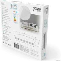 Светильник-тарелка Gauss Basic Space Stone 995438260