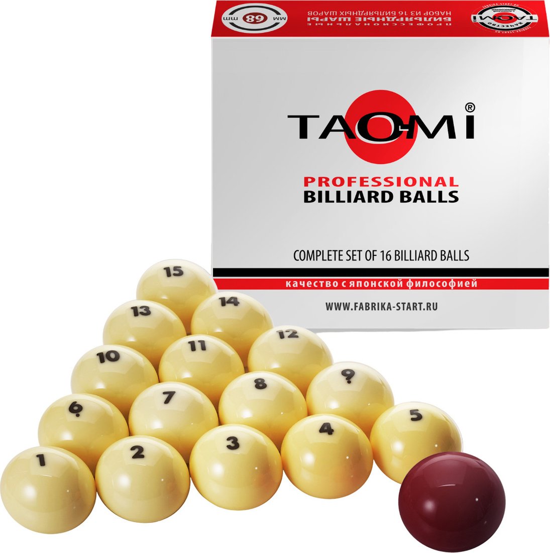 

Шар для бильярда Tao-Mi Professional BBTA68-RC