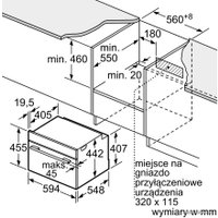 Электрический духовой шкаф Bosch CBG635BS3