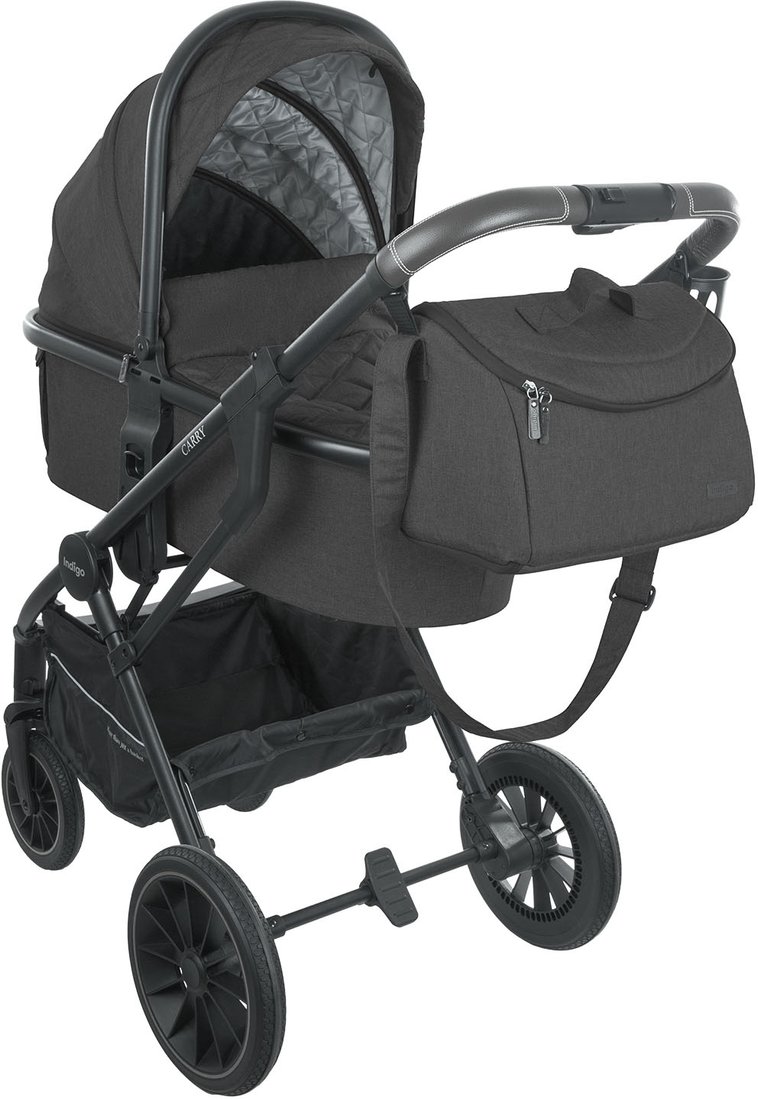 

Универсальная коляска Indigo Carry (3 в 1, черный)