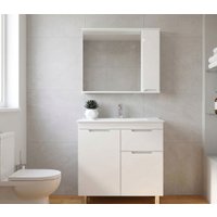 Axus Шкаф с зеркалом для ванной Кира 70 (правое)