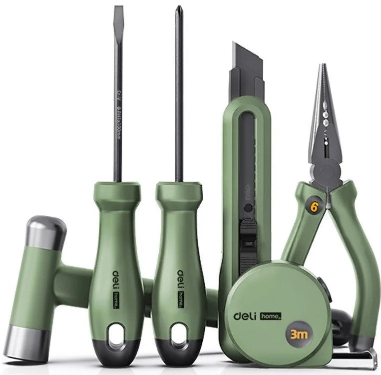 Набор домашнего мастера Deli HT0006L (6 предметов)
