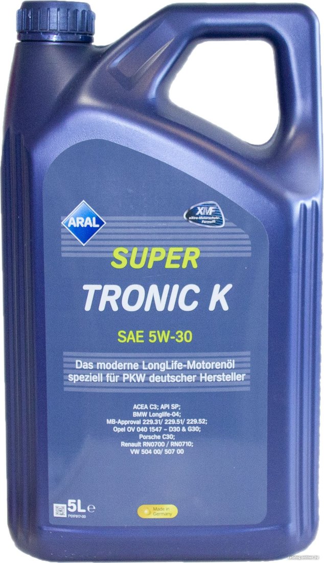 Моторное масло Aral SuperTronic K 5W-30 5л