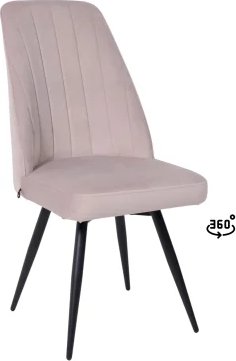 Стул Мамадома Leonard M-R1 360 (d07 Pearl Grey Lux/черный)