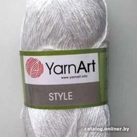 Пряжа для вязания Yarnart Style 650 50 г 185 м (белоснежный)