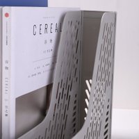 Лоток для бумаг Deli 9838 (серый)