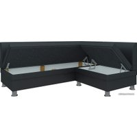 Угловой диван Mebelico Уют (черный)